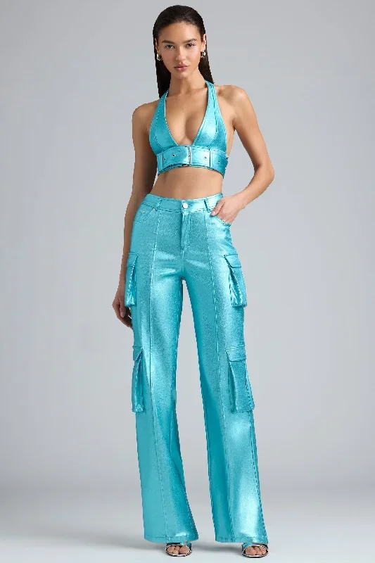 nyssa-metallic-denim-belted-crop-top-aqua