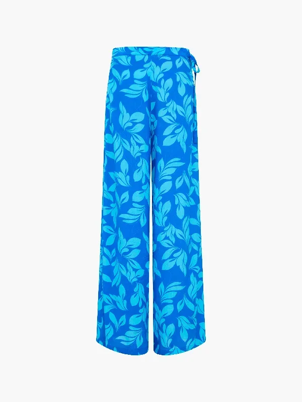 Odyssey Print Wide Leg Trousers