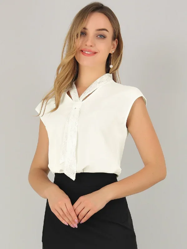 Blouse Sleeveless Casual Office Work Top