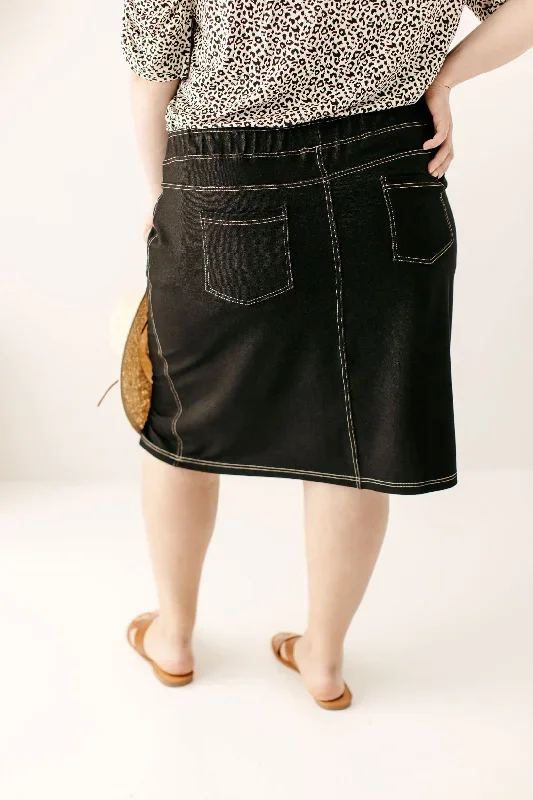 piper-knee-length-knit-denim-skirt