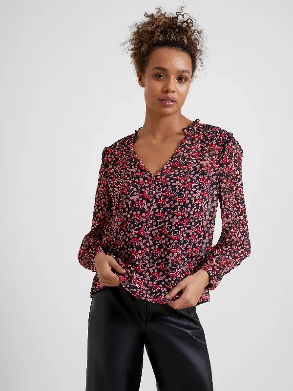 Primrose Hill Floral V-Neck Blouse