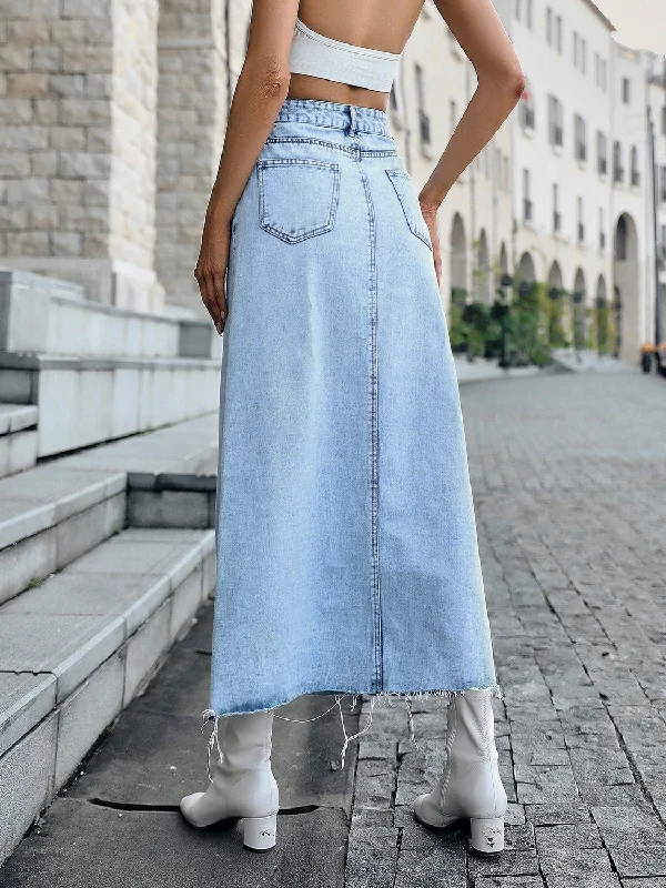 raw-hem-midi-denim-skirt