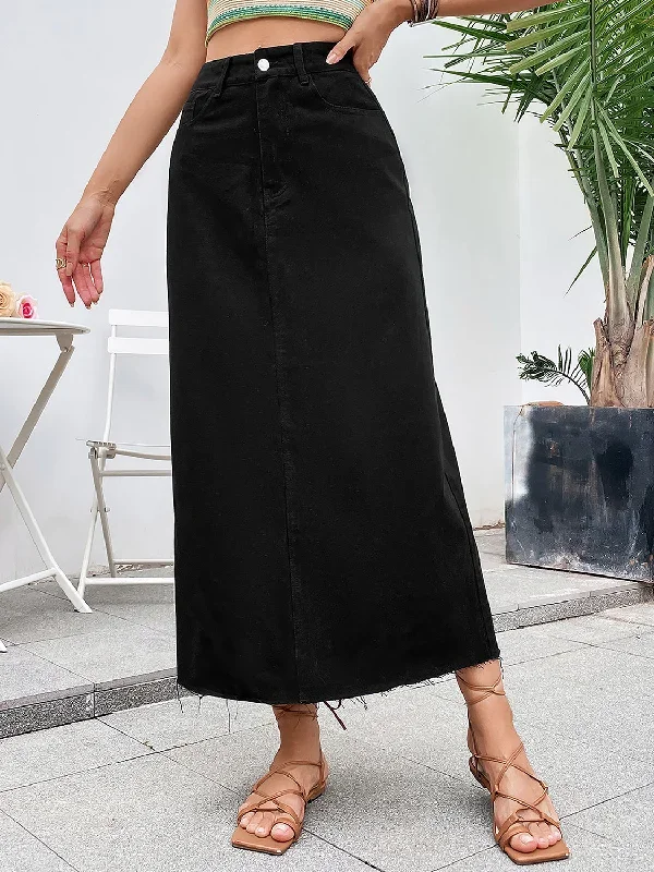 raw-hem-midi-denim-skirt