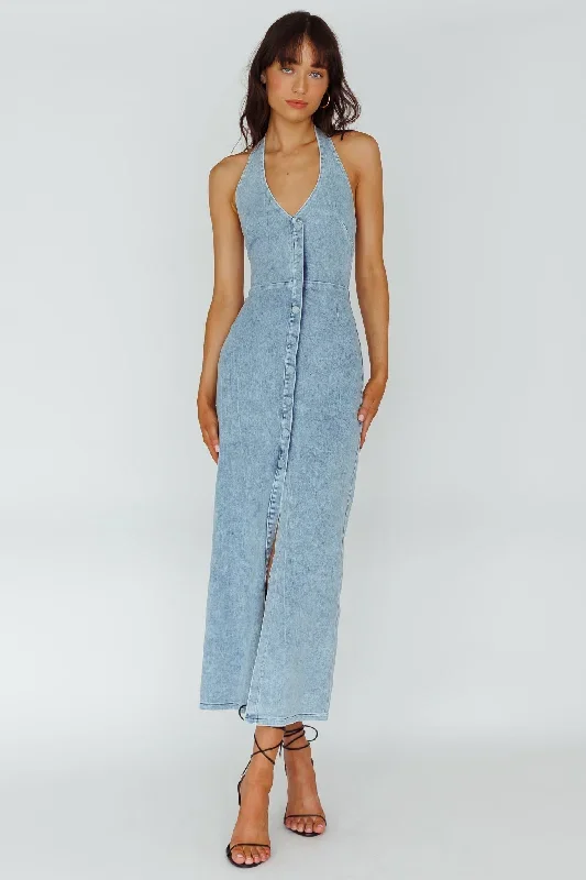 renita-halterneck-button-maxi-dress-denim-blue