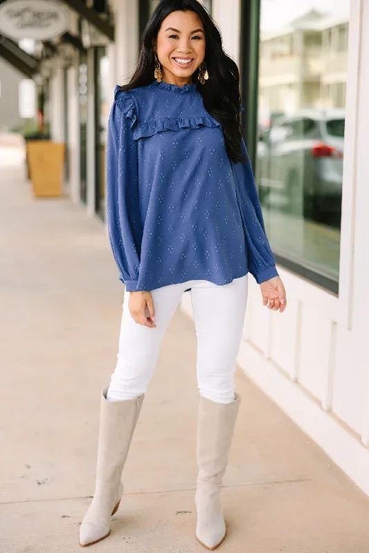 romantic-history-denim-blue-ruffled-blouse