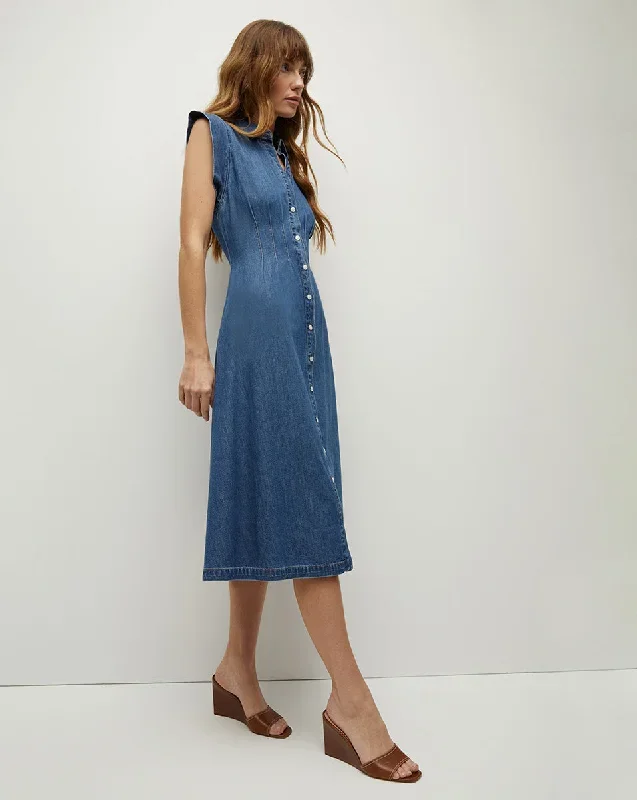 Ruben Cotton Chambray Shirtdress