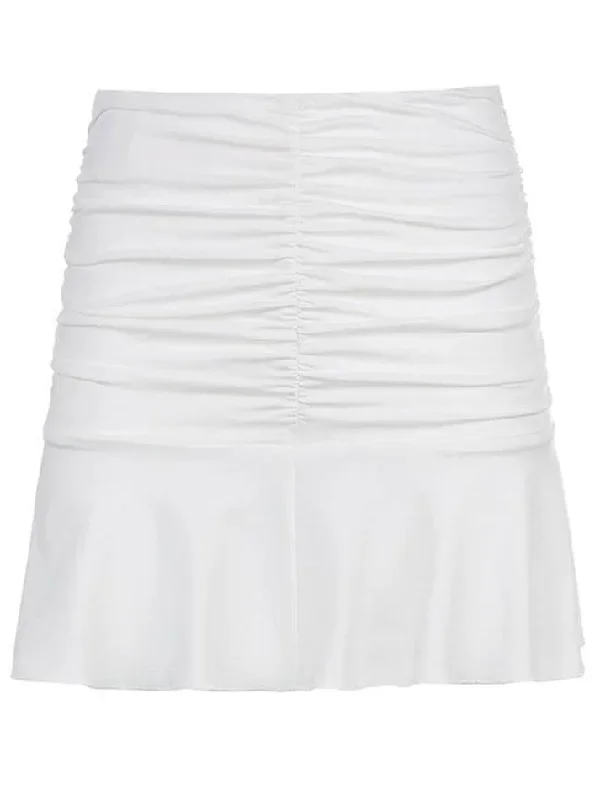 ruched-ruffle-mini-skirt