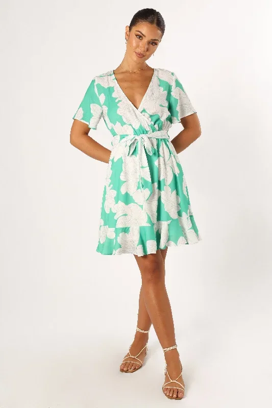 rylan-mini-dress-green-floral