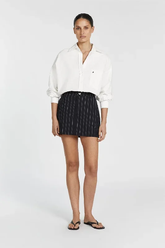 SANDER NAVY STRIPE SKORT