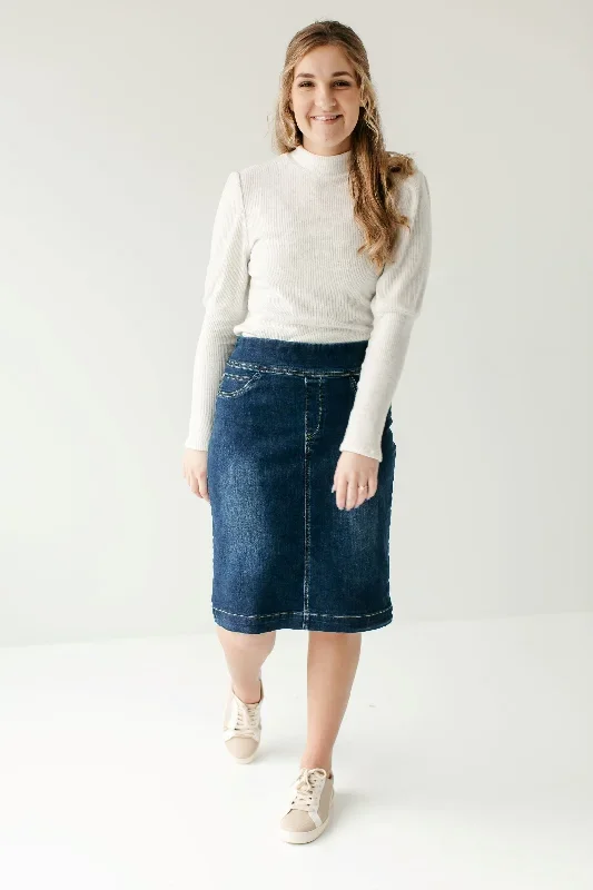 sara-classic-knee-length-dark-wash-denim-skirt-2nd-cut