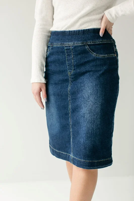 sara-classic-knee-length-dark-wash-denim-skirt-2nd-cut