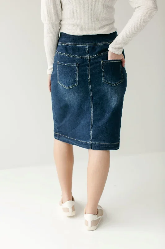 sara-classic-knee-length-dark-wash-denim-skirt-2nd-cut