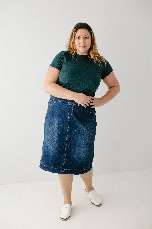 sara-classic-knee-length-dark-wash-denim-skirt-2nd-cut