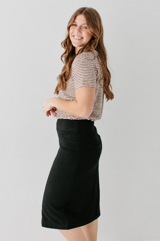 sara-knit-denim-skirt-in-black