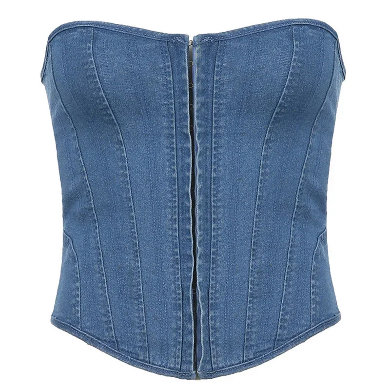 sexy-sweetheart-neck-hook-and-eye-lace-up-back-denim-tube-top-blue