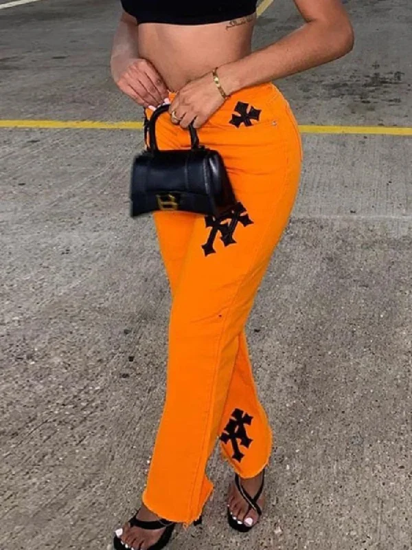 sifreyr-cross-embroidery-orange-jeans-women-low-waist-straight-streetwear-casual-baggy-jeans