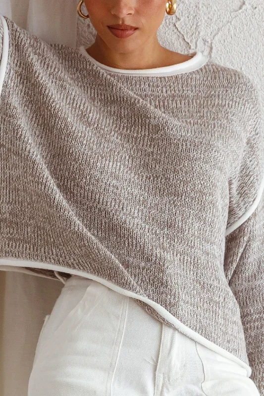 sitting-pretty-drop-sleeve-white-trim-knit-sweater-grey