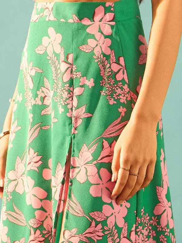 sk6452gr-berrylush-women-green-pink-floral-printed-high-rise-waist-straight-hem-thigh-high-slit-pencil-midi-skirt