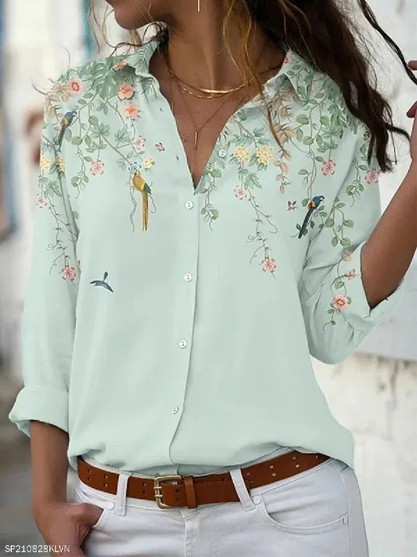 Spring Autumn Fashion Women's Shirt