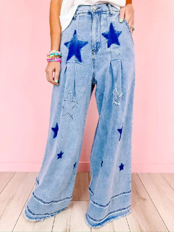 STARSTRUCK WIDE LEG JEANS