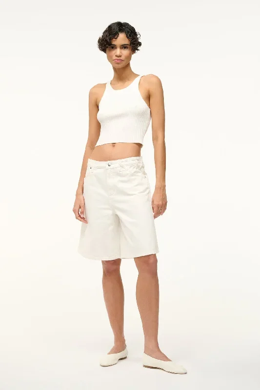 STAUD + WRANGLER THE BERMUDA SHORT | WHITE