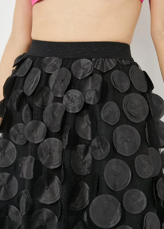 stylish-black-asymmetrical-exra-large-hem-tulle-a-line-skirts-summer