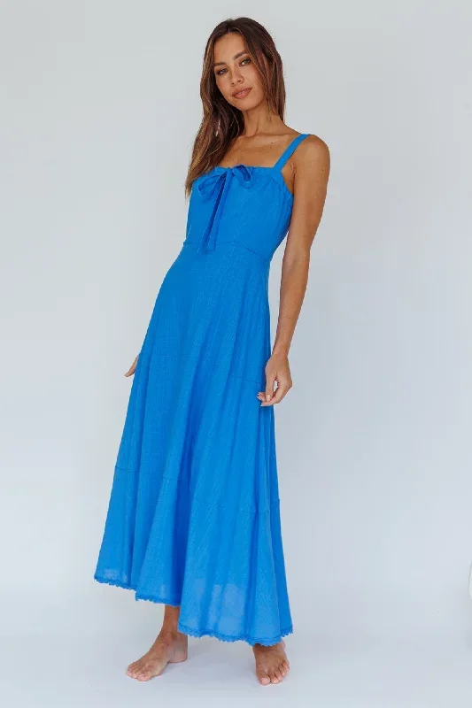 sublime-tied-neckline-midi-dress-blue