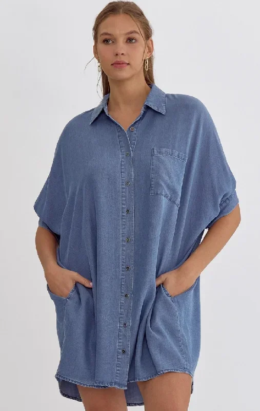 Summer Nights Denim Dress