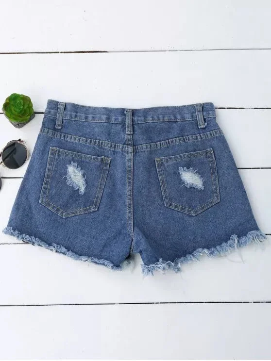 trendy-embroidered-cutoffs-ripped-denim-shorts