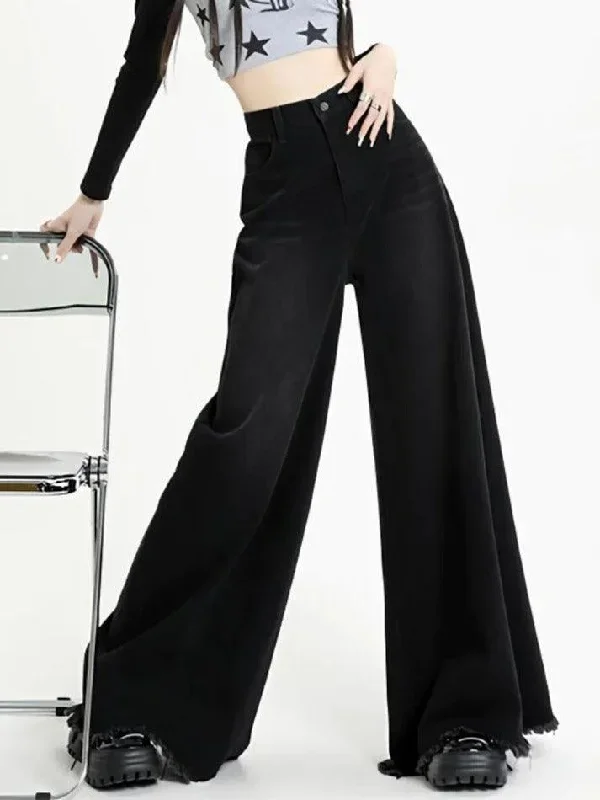 versatile-black-raw-edge-wide-leg-boyfriend-jeans