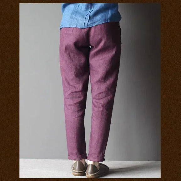 violet-women-linen-trousers-pants