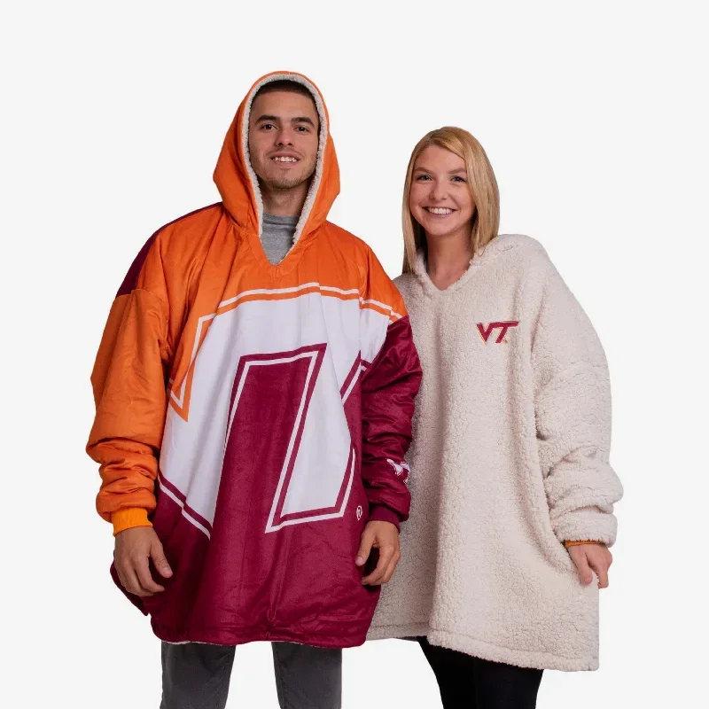 Virginia Tech Hokies Reversible Colorblock Hoodeez