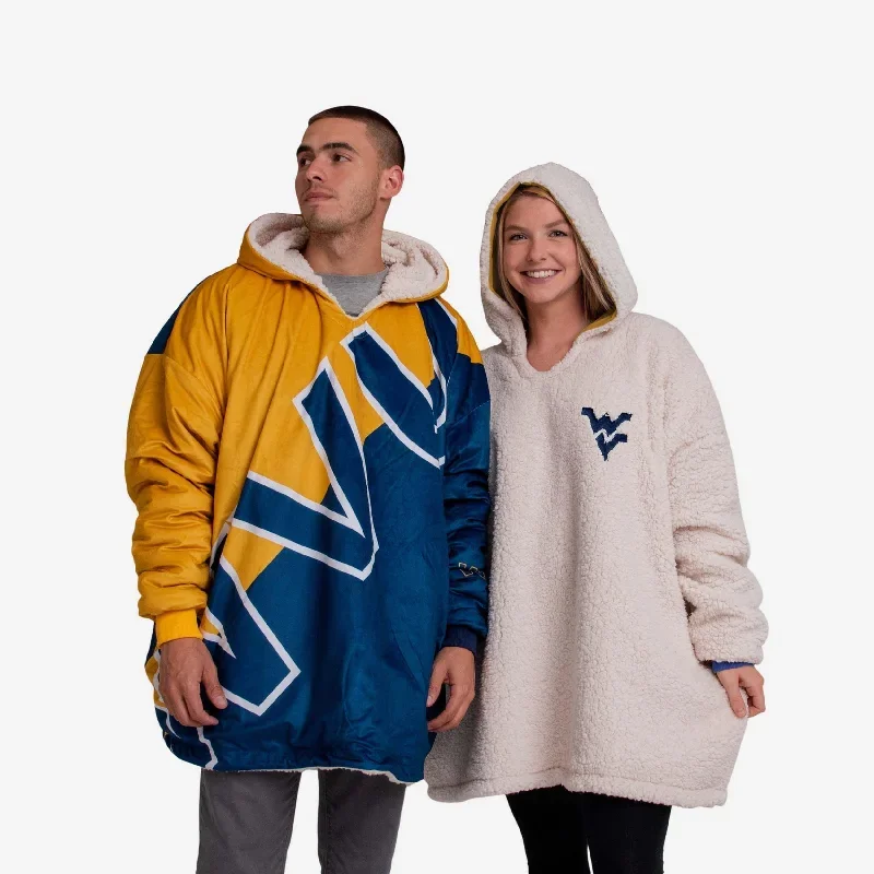 West Virginia Mountaineers Reversible Colorblock Hoodeez