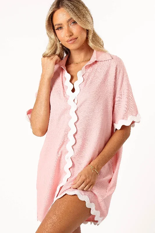 Zoe Mini Dress - Pink