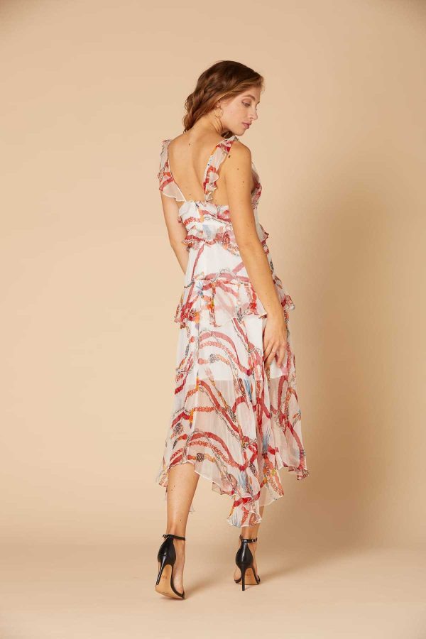 Robe imprimée à bretelles CAFTAN - Image 2