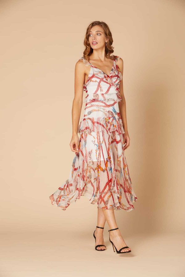 Robe imprimée à bretelles CAFTAN - Image 3