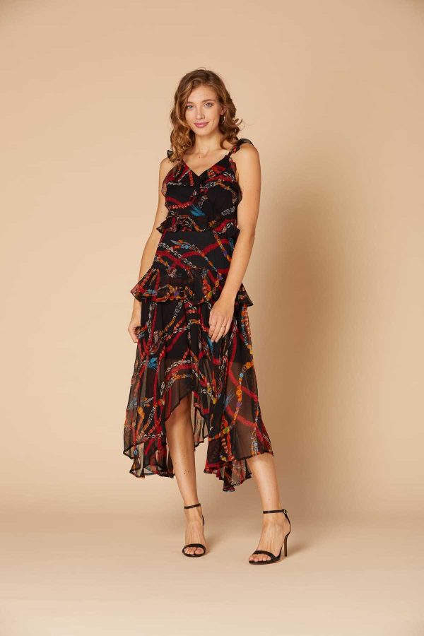 Robe imprimée à bretelles CAFTAN - Image 7