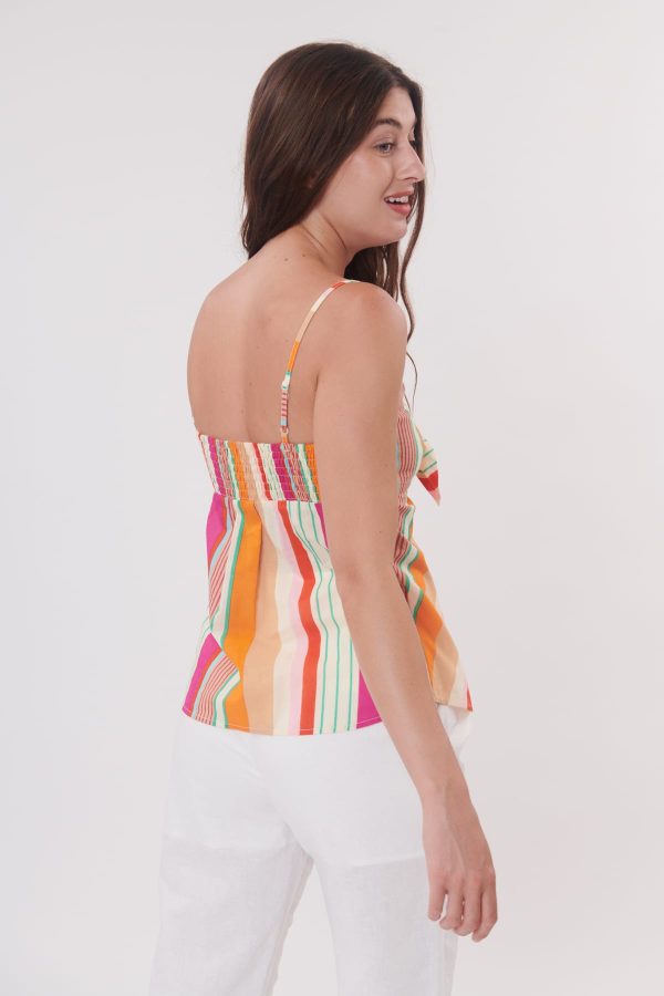 Débardeur bustier imprimé boutonné REPONSE - Image 3