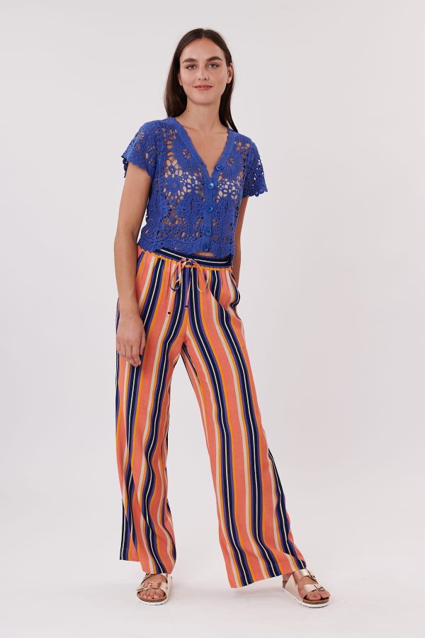 Pantalon ample rayé taille élastiquée PATSY - Image 6