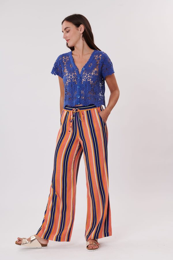 Pantalon ample rayé taille élastiquée PATSY - Image 7